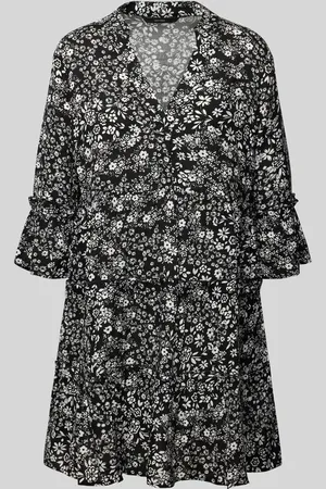 VERO MODA Sukienka tunikowa mini z czystej wiskozy model ‘EASY JOY’
