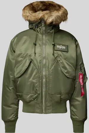 Alpha Industries Bomberka z detalem z logo