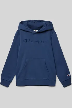 Champion Bluza z kapturem z wyhaftowanym logo