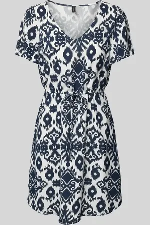 VERO MODA Sukienka casualowa mini z czystej wiskozy model ‘EASY JOY’