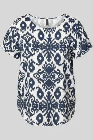 VERO MODA T-shirt o luźnym kroju z czystej wiskozy model ‘EASY JOY’