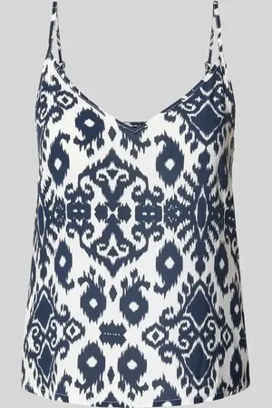 VERO MODA Top na ramiączkach o luźnym kroju z czystej wiskozy model ‘EASY JOY’