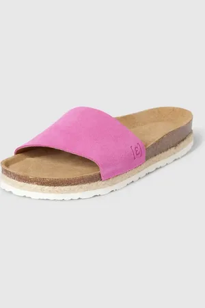 Espadrij Sandały skórzane z wytłoczonym logo model ‘COPINE VELOUR’