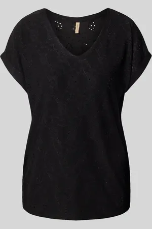 soyaconcept T-shirt z haftem angielskim model ‘INGELA’