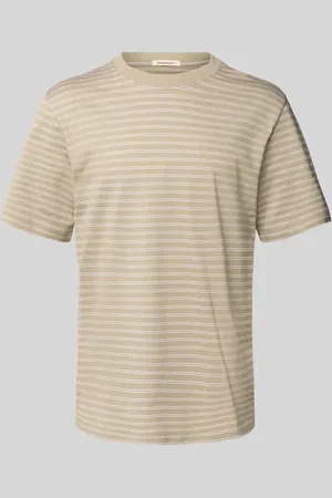 JACK & JONES T-shirt z prążkowanym okrągłym dekoltem