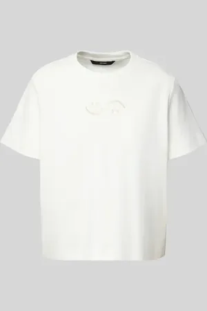 VERO MODA T-shirt o kroju oversized z czystej bawełny model ‘SARA METTE’