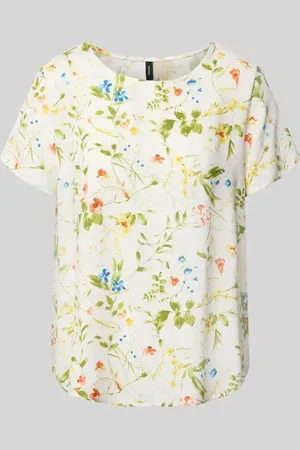 VERO MODA T-shirt o luźnym kroju z czystej wiskozy model ‘EASY JOY’