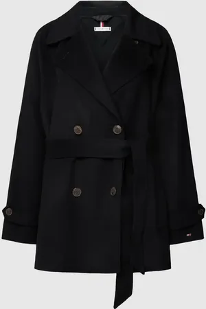 Tommy Hilfiger Trencz z wiązanym paskiem model ‘BLEND’