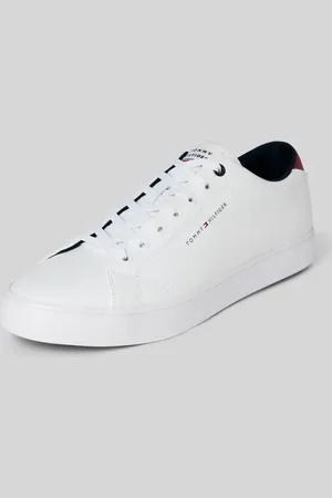 Tommy Hilfiger Sneakersy skórzane ze sznurowaniem