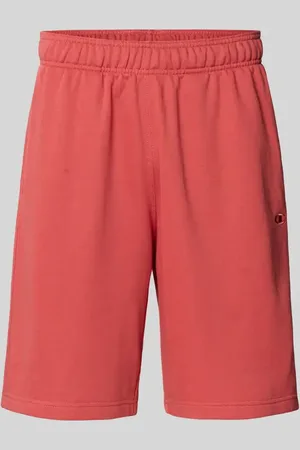Champion Bermudy z dzianiny dresowej o kroju relaxed fit z wyhaftowanym logo model ‘ICONS’
