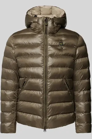 Blauer Kurtka pikowana o kroju regular fit z kapturem model ‘ADAMS’