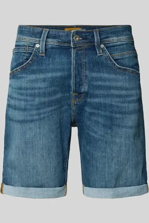 JACK & JONES Szorty jeansowe o kroju regular fit z 5 kieszeniami model ‘RICK’