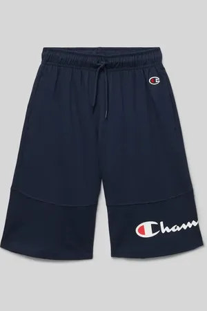 Champion Szorty z dzianiny dresowej o kroju regular fit z nadrukiem z logo