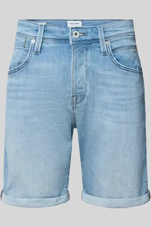 JACK & JONES Szorty jeansowe o kroju regular fit z 5 kieszeniami model ‘RICK’