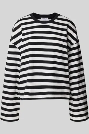 EDITED the label Bluzka o kroju relaxed fit z długim rękawem i okrągłym dekoltem model ‘Delfia’