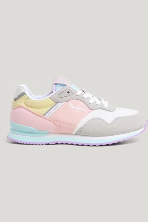 Pepe Jeans Sneakersy z mieszanki materiałów