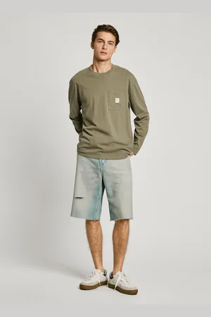 Pepe Jeans Jeansowe bermudy loose fit