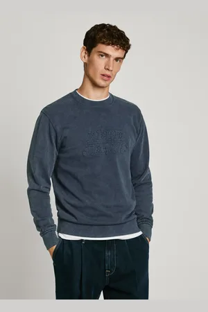 Pepe Jeans Bluza regular fit z wytłoczonym logo