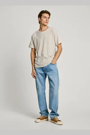 Pepe Jeans T-shirt w paski regular fit