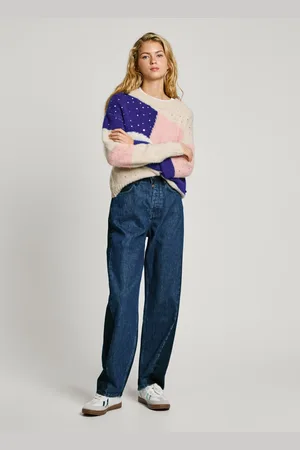 Pepe Jeans Jeansy loose fit high waist - mix