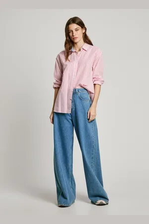 Pepe Jeans Jeansy wide fit high waist - jaimy