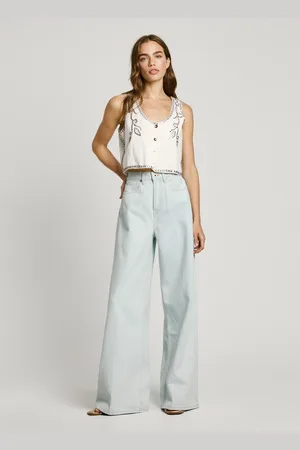 Pepe Jeans Jeansy wide fit high waist - jaimy