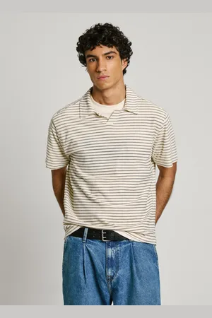 Pepe Jeans Koszulka polo w paski z deloltem v