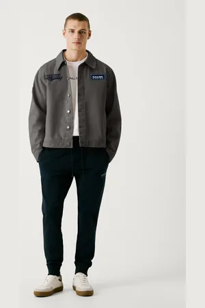 Pepe Jeans Spodnie jogger z nadrukiem logo