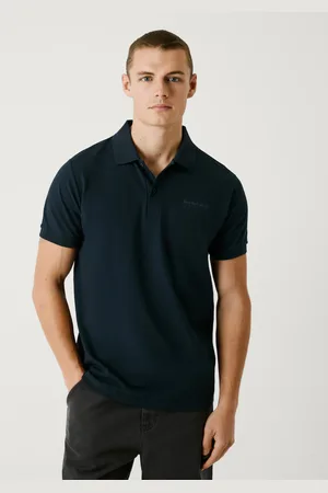 Pepe Jeans Koszulka polo pique z z nadrukiem z tyłu