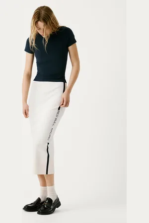 Pepe Jeans Spódnica maxi z taśmą z boku