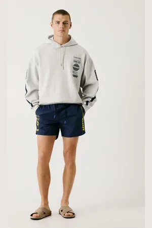 Pepe Jeans Bermudy kąpielowe z nadrukowanym logo