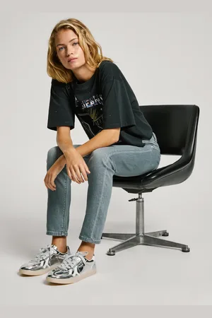 Pepe Jeans Metaliczne sneakersy - ball