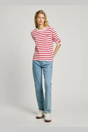 Pepe Jeans Jeansy straight fit mid waist - mary