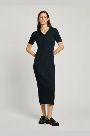 Pepe Jeans Sukienka maxi w prążki