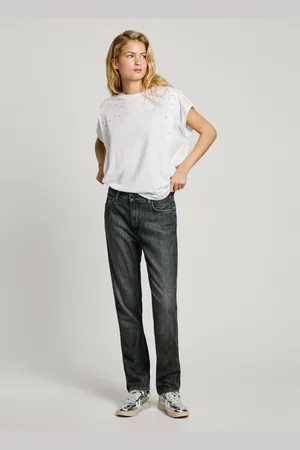 Pepe Jeans Jeansy straight fit mid waist - mary