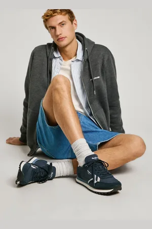 Pepe Jeans Sneakersy z zamszowymi detalami - brit