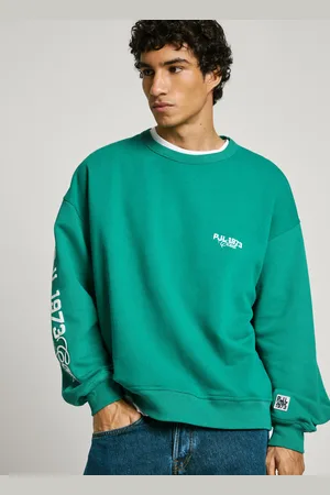 Pepe Jeans Bluza logo z okrągłym dekoltem