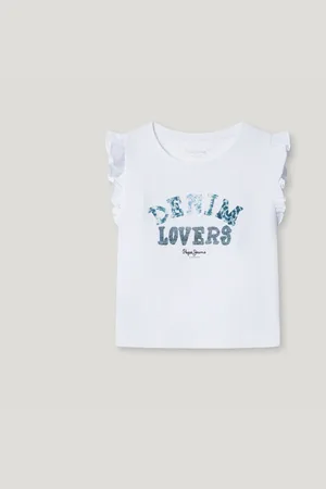 Pepe Jeans T-shirt cropped fit bez rękawów