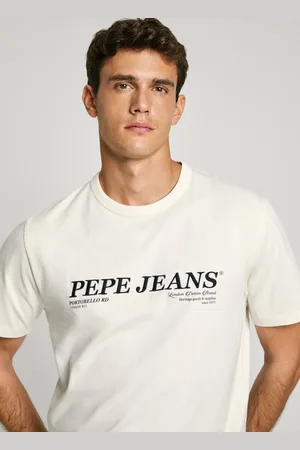 Pepe Jeans T-shirt z wyszytym logo regular fit