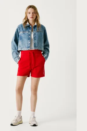 Pepe Jeans Szorty z felpy z regulacją w talii