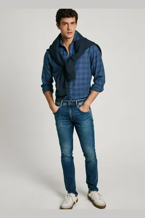 Pepe Jeans Jeansy straight fit mid waist - cash