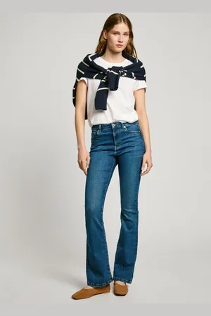 Pepe Jeans Jeansy flare fit high waist - dion