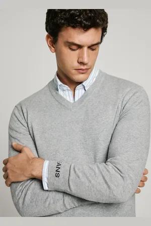 Pepe Jeans Sweter z dekoltem v regular fit