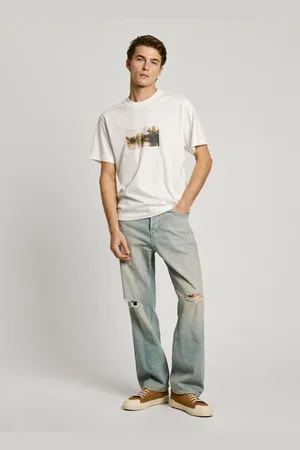 Pepe Jeans Jeansy z regularnym stanem straight fit - 73tint