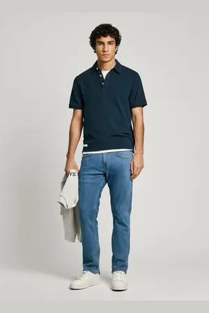 Pepe Jeans Jeansy straight fit mid waist - cash
