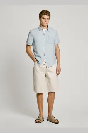 Pepe Jeans Jeansowe bermudy relaxed fit