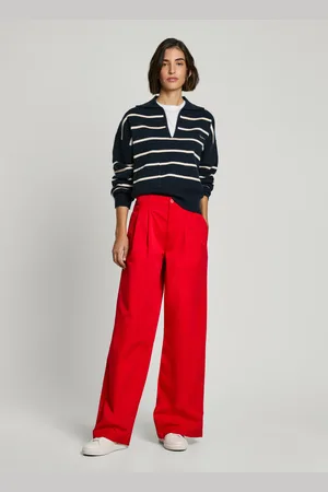 Pepe Jeans Spodnie chino z szerokimi nogawkami