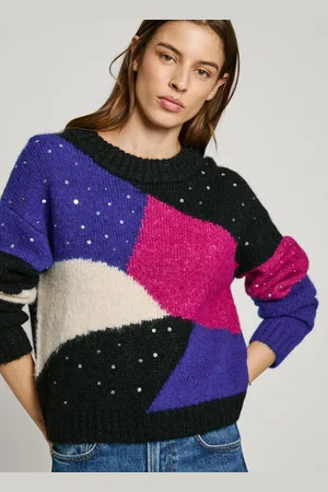 Pepe Jeans Dzianinowy sweter z okrągłym dekoltem