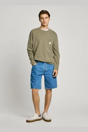 Pepe Jeans Jeansowe bermudy loose fit