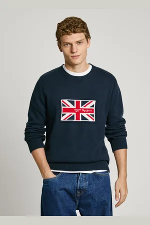 Pepe Jeans Sweter union jack regular fit